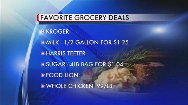 Chicken, milk, sugar among top deals