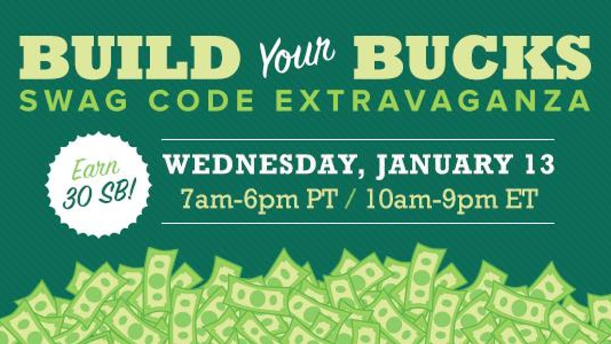 Build Your Bucks Swag Code Extravaganza