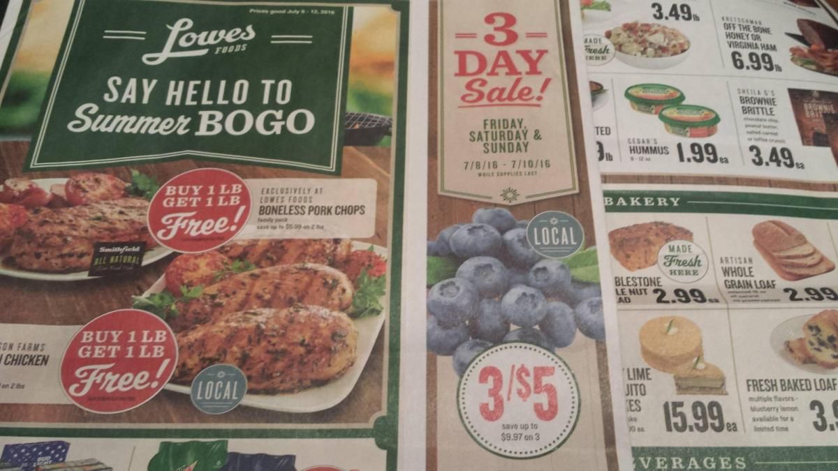 lowes foods near me weekly ad