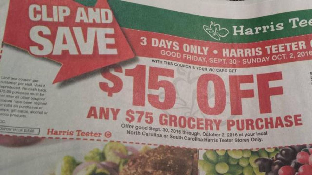 Harris Teeter coupon in ad 9-28-16