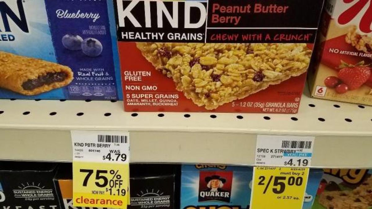 Kind bars clearance