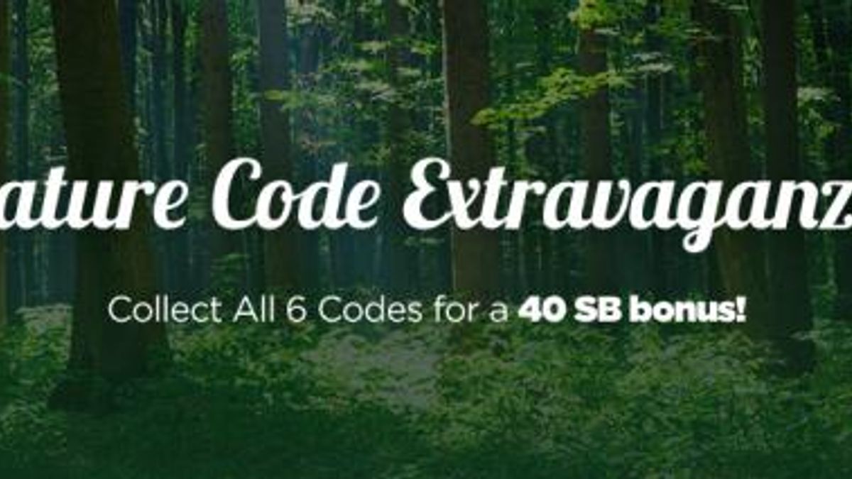 Swagbucks Nature Code Extravaganza