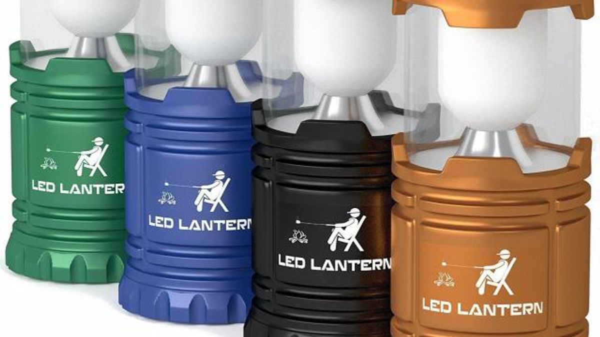 LED Camping Lanterns 4 Pack Set