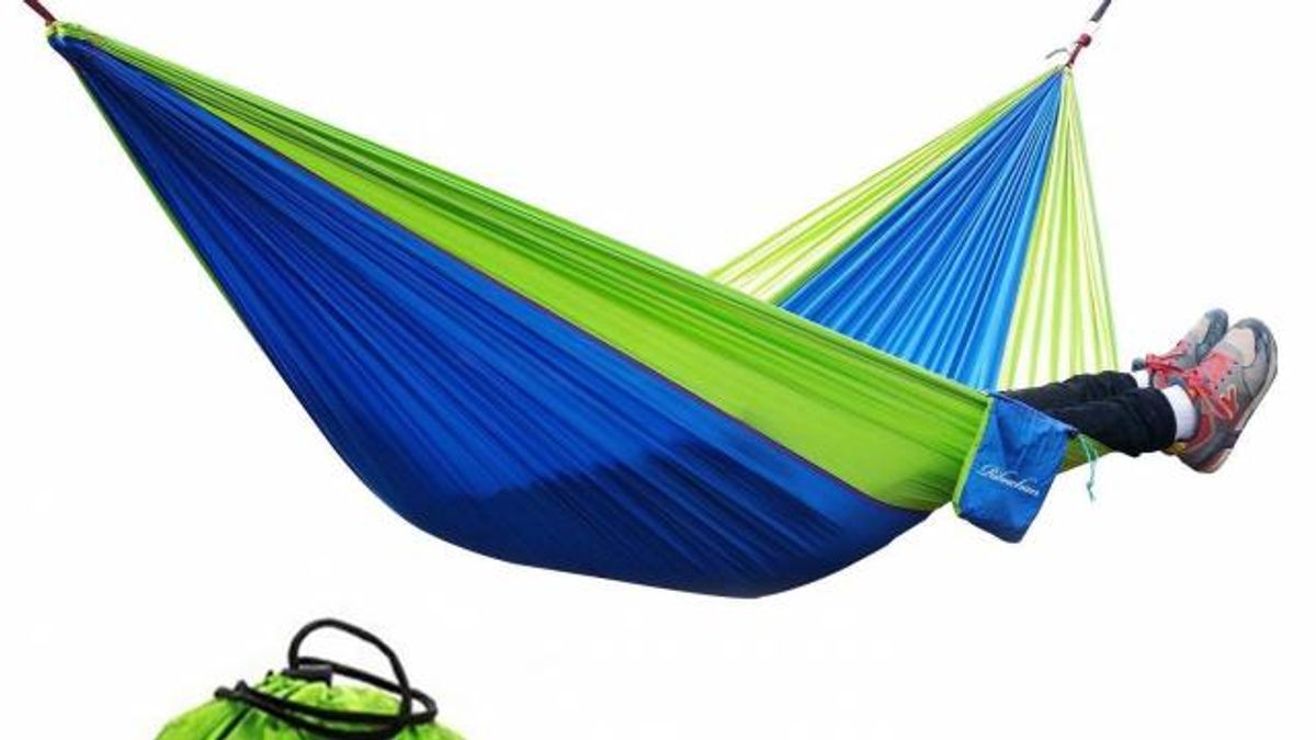 Double Hammock with Straps and Carabiners