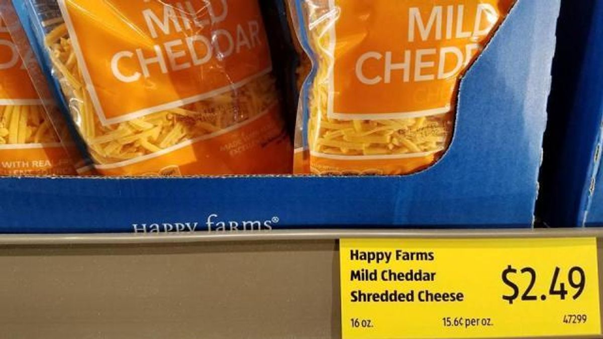 Aldi shredded cheese deal