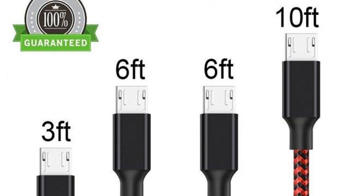 Onson Nylon Braided Android Charger Cable 4 pack Set