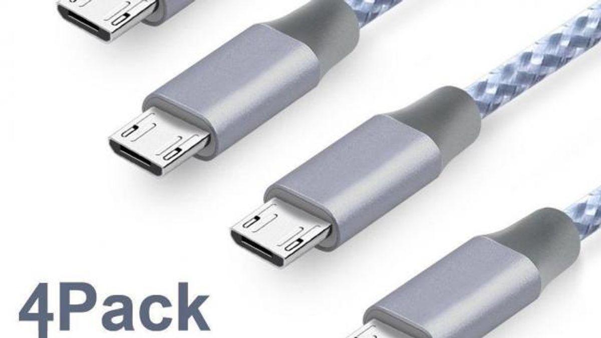 Onson Android Nylon Braided Charging Cable 4 pack set