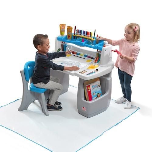 Step2 Deluxe Art Desk with Splat Mat Deal at Kohl s