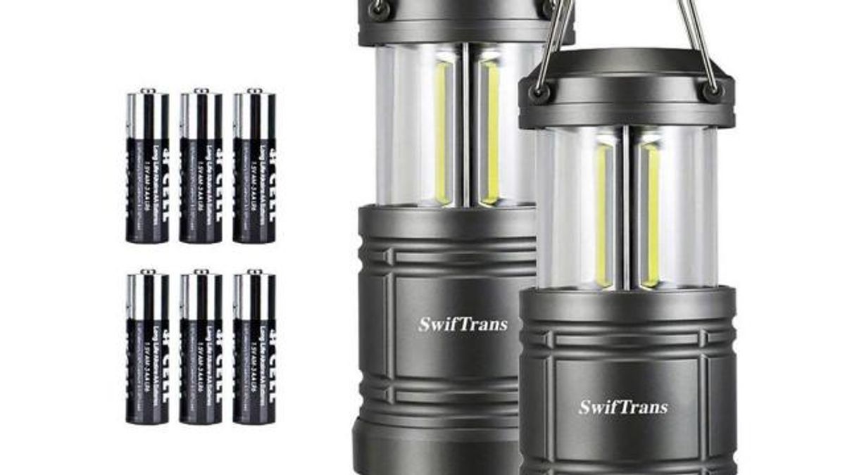 LED Camping Lanterns 2 Pack Set 