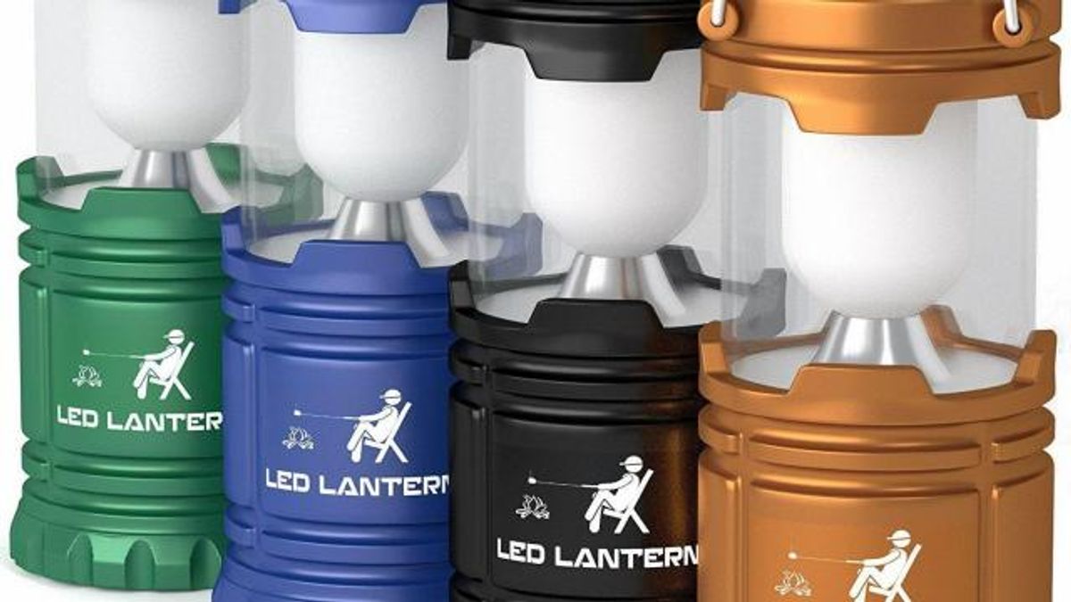 LED Camping Lantern 4 pack set
