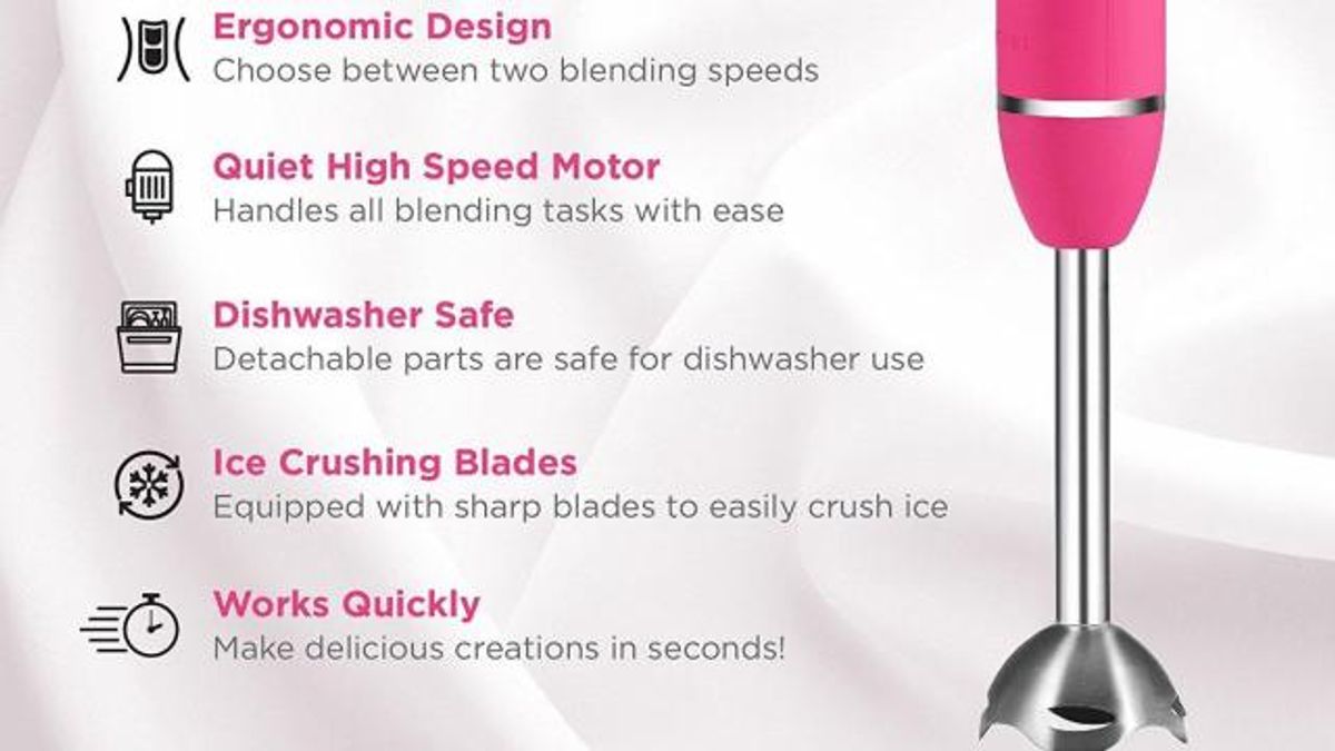  Immersion Stick Hand Blender