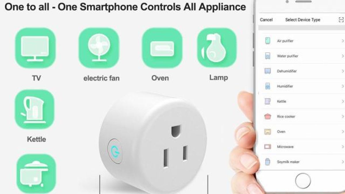 WiFi Smart Plug 2 Pack Set
