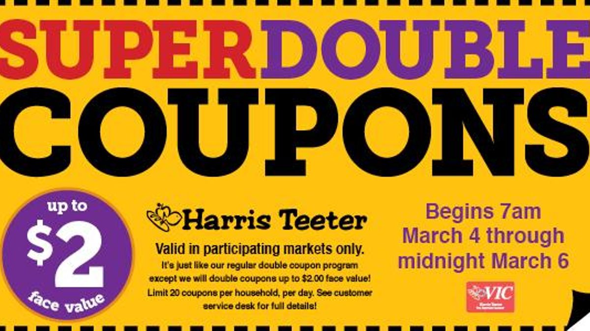 Harris Teeter Super Doubles Confirmation (Courtesy Harris Teeter)