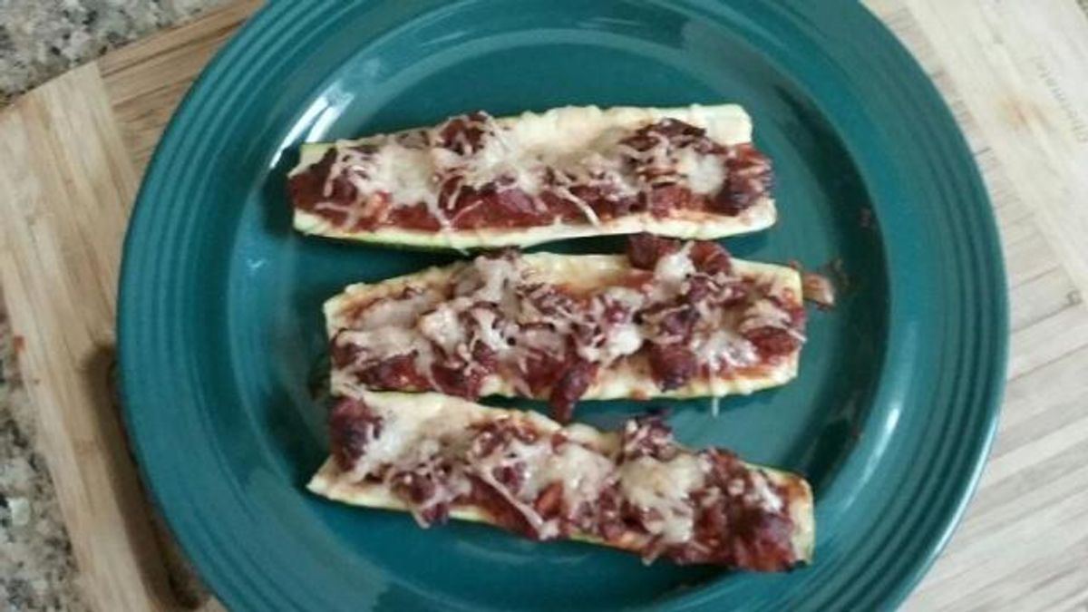Baked Stuffed Zucchini Boats