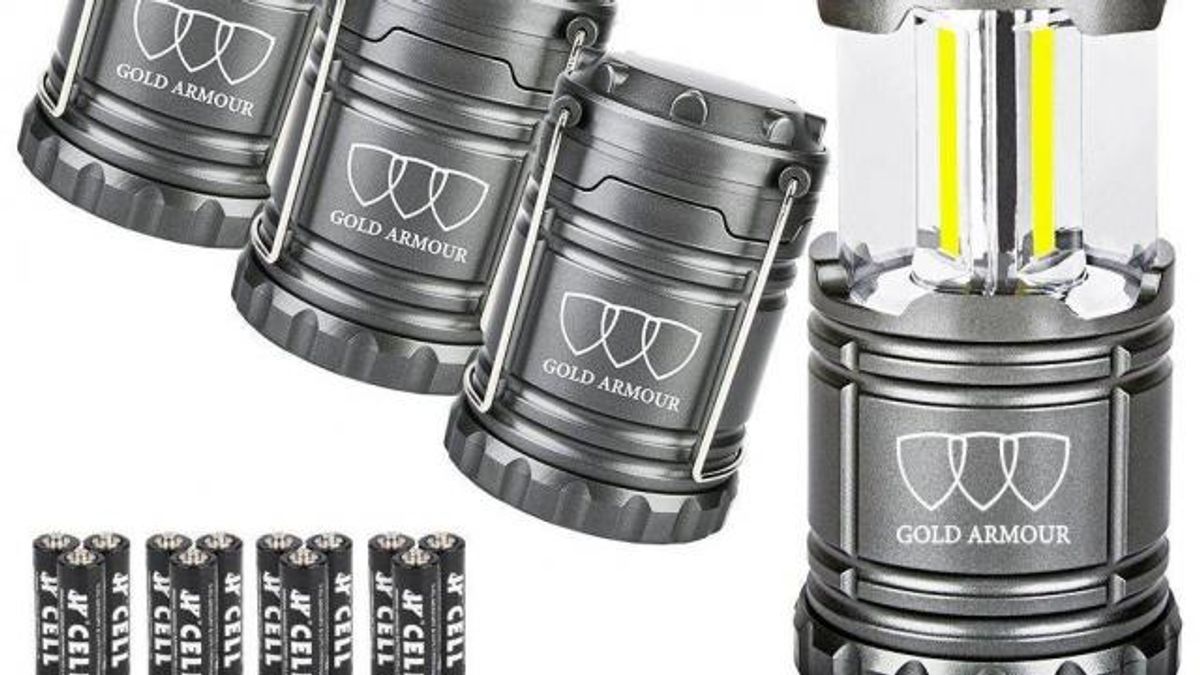 LED Camping Lanterns 4 Pack Set  