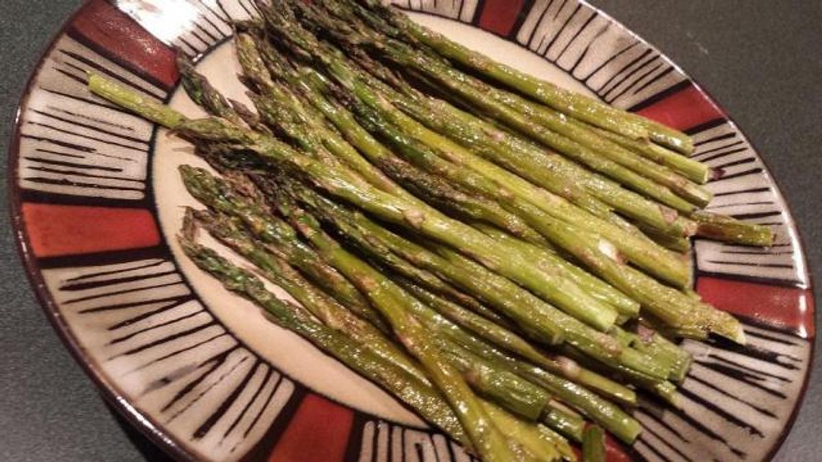 Roasted asparagus