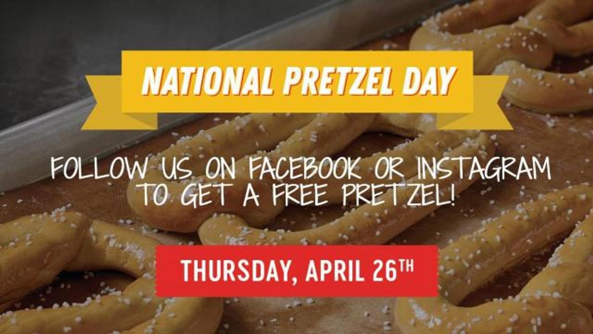 Pretzelmaker offer (courtesy pretzelmaker.com)