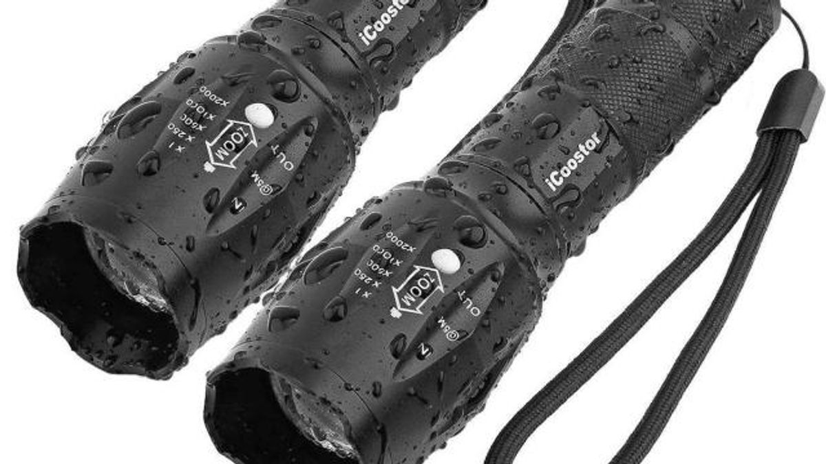 LED Tactical Flashlights 2 pack