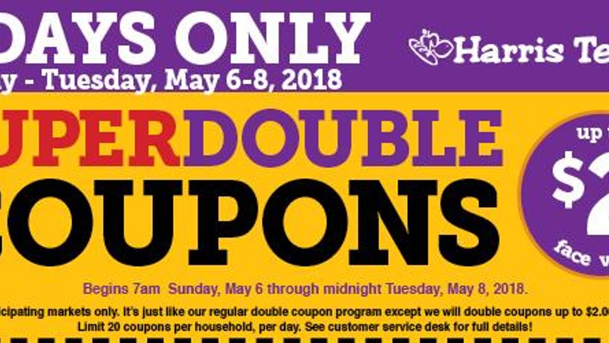Harris Teeter Super Doubles Confirmation