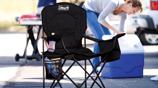 Coleman oversized quad chair with hotsell cooler