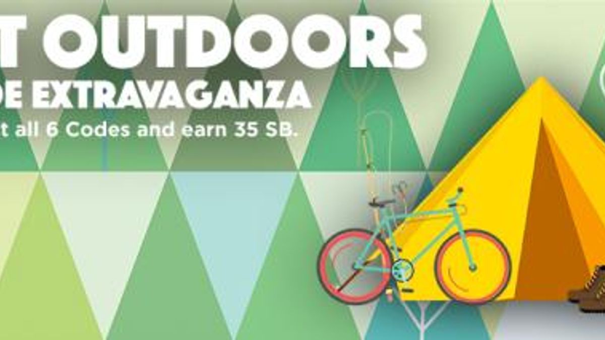 Swagbucks Great Outdoors Swag Code Extravaganza
