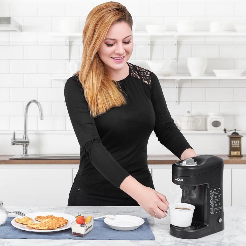 Aicok Single Serve Coffee Maker only 24.99
