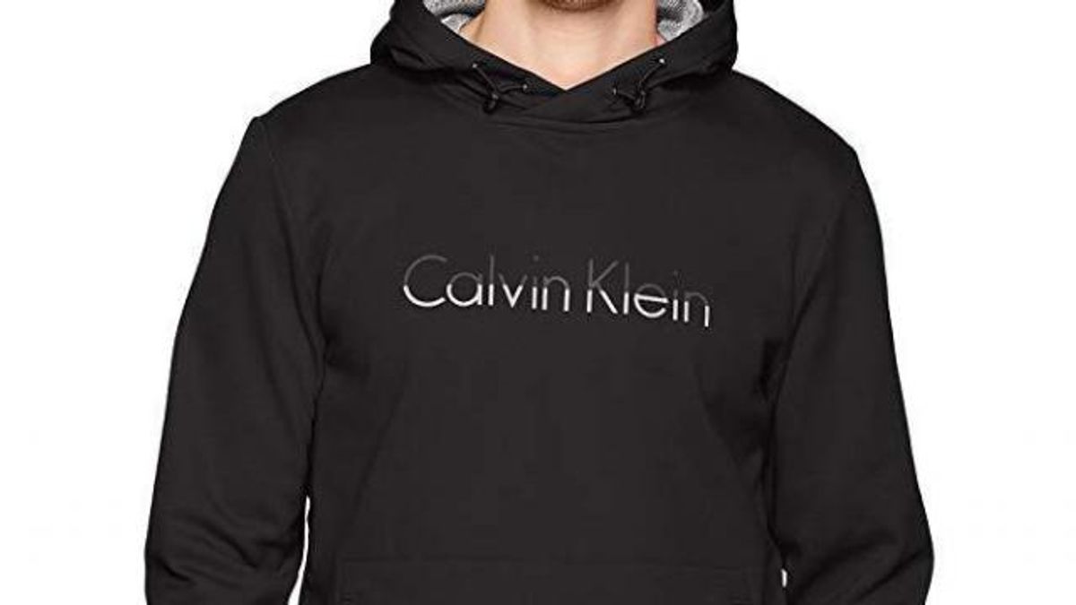 Calvin Klein Men's Logo Pullover Hoodie