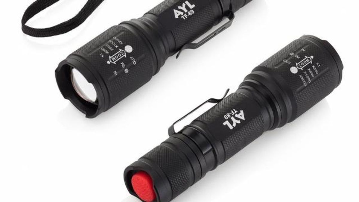 LED Tactical Flashlights 2 pack set