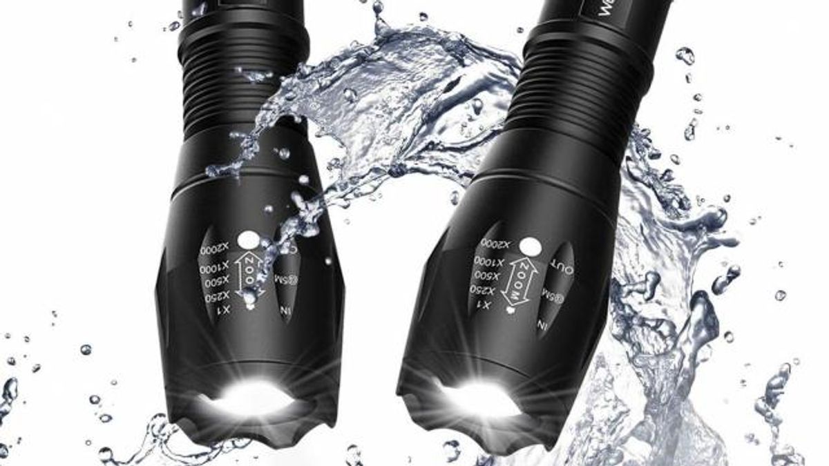 LED Tactical Flashlights 2 pack