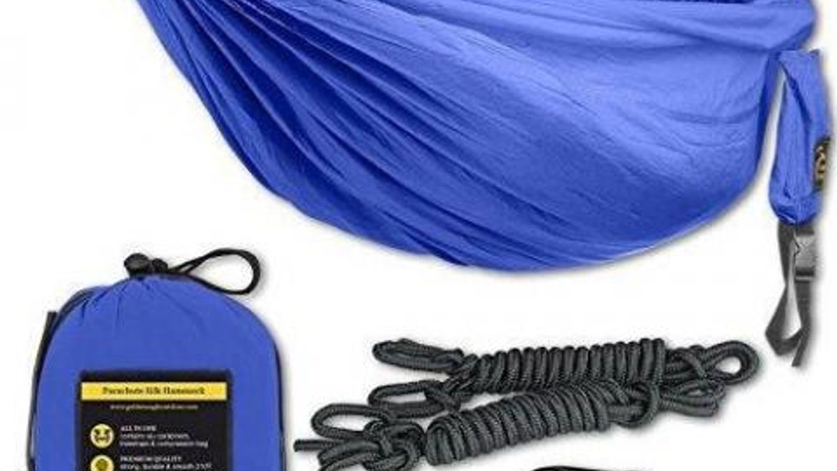 Lightweight Nylon Single Hammock Set