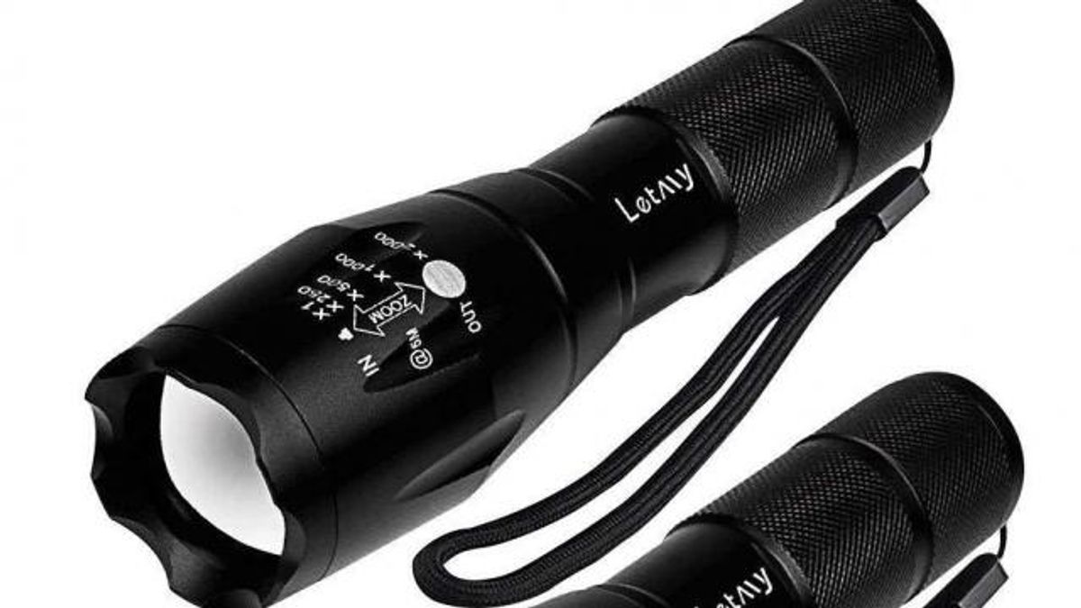 LED Tactical Flashlights 2 pack set