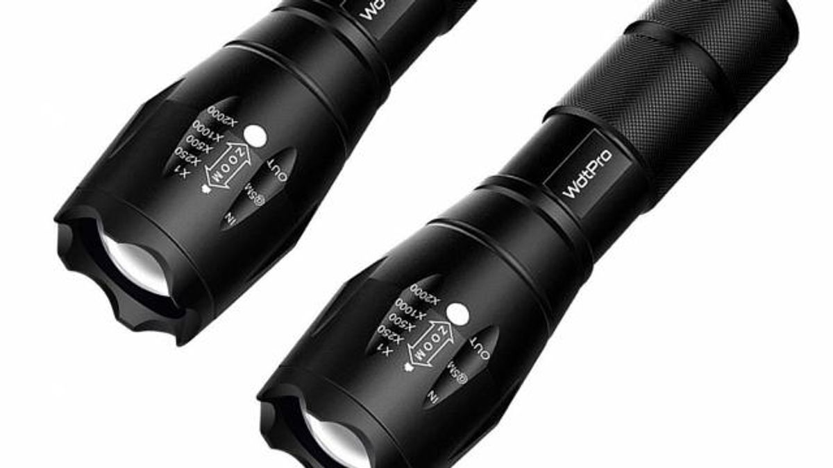 LED Tactical Flashlights 2 pack set 