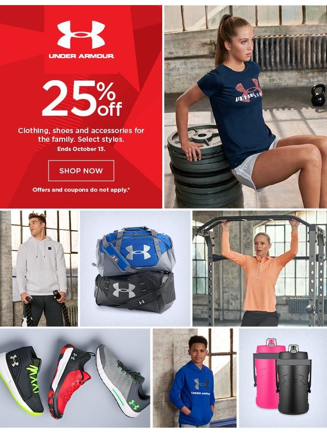 Under armour coupons 2018 discount