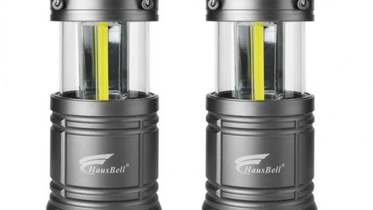 LED Collapsible Camping Lanterns 2 Pack Set