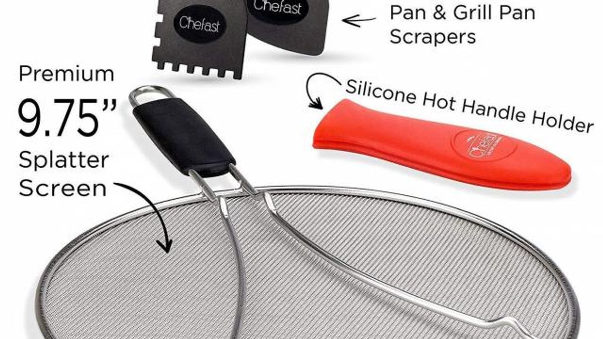 Splatter Screen Grease Guard Set