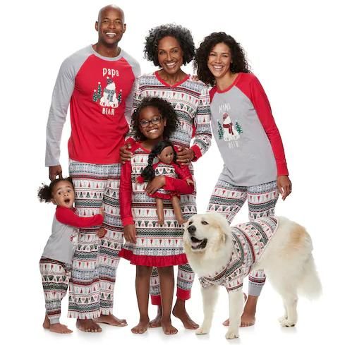 Matching Holiday Winter Family Pajama Sets sale 30 off coupon at Kohl s