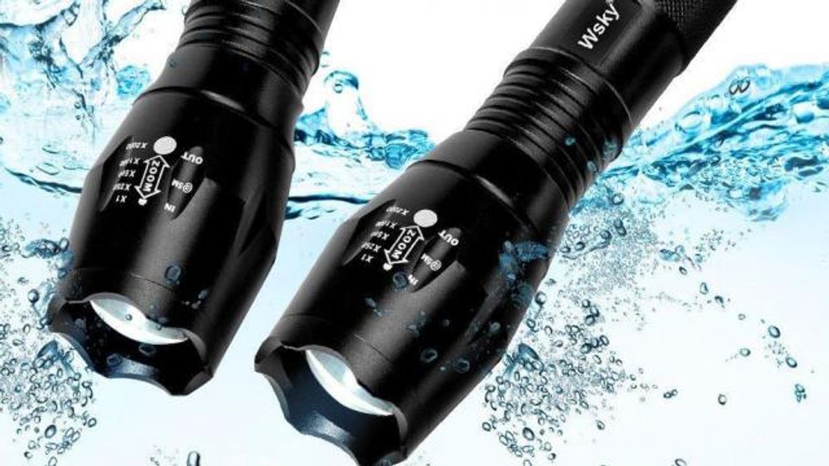 LED Tactical Flashlights 2 pack