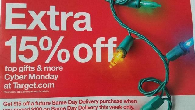Target 15% Off Sale 11-26-18