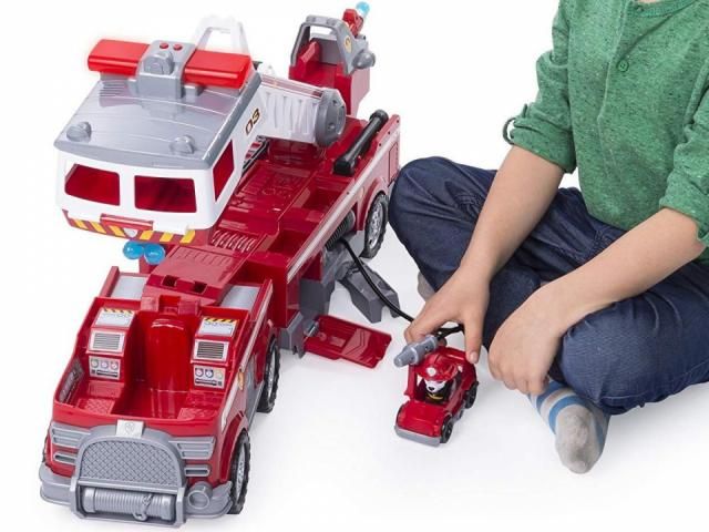 Paw patrol ultimate rescue fire truck sale amazon