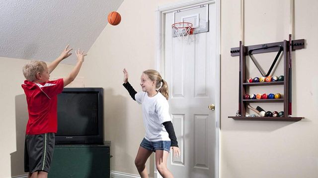 NBA Slam Jam Over-the-Door Mini Basketball Hoop by SPALDING