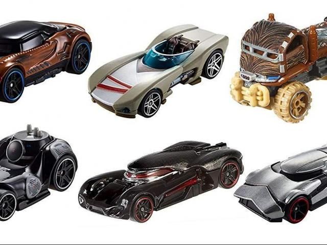 2017 Hot Wheels Star Wars Character Cars The Last Jedi