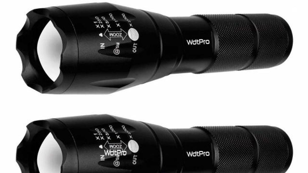 LED Tactical Flashlights 2 pack