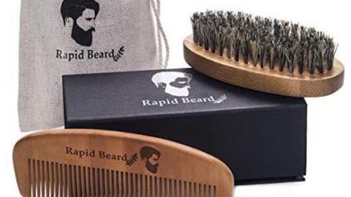 Beard Brush and Beard Comb kit 