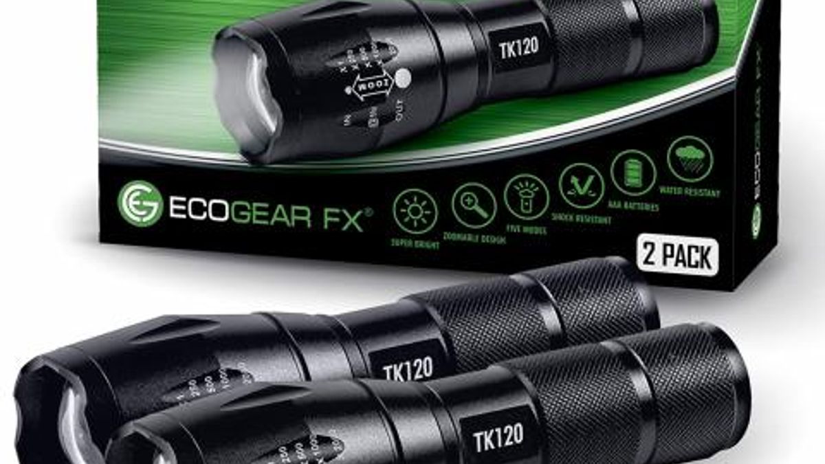 Tactical Flashlights Set of 2