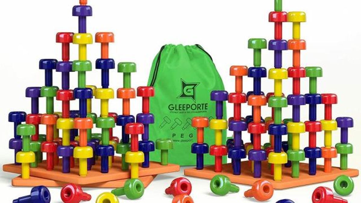 Stacking Peg Board Set