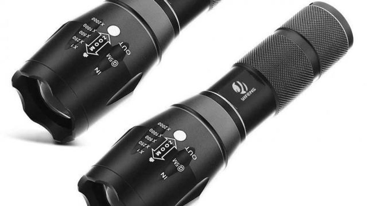 LED Tactical Flashlights 2 pack set