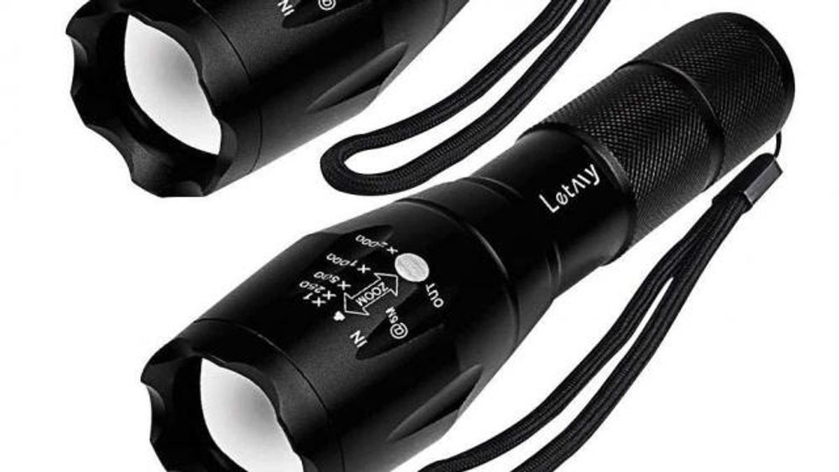 LED Tactical Flashlights Set