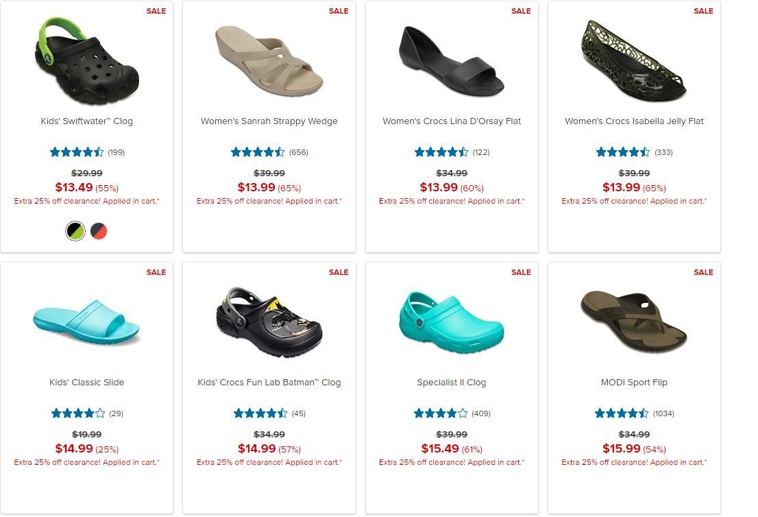 Crocs shoes clearance hotsell