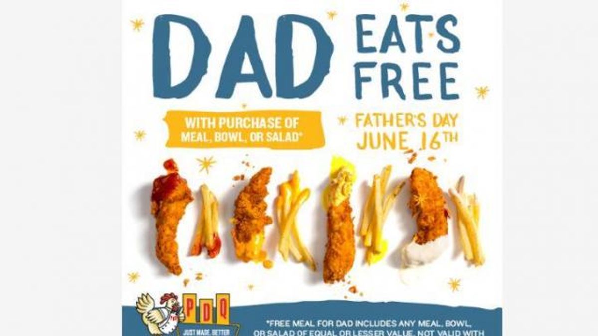 PDQ Father's Day Offer 2019