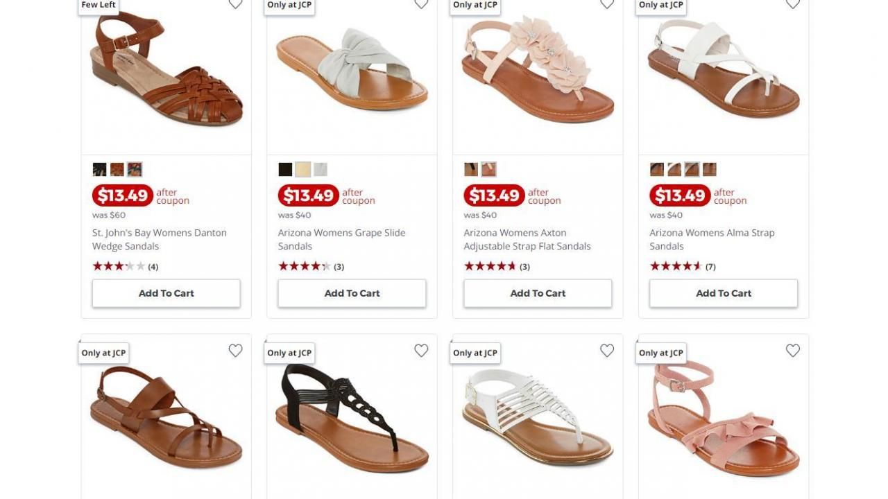 JCPENNEY NEW‼️ WOMEN'S SHOES👠❤︎CLEARANCE SALE SHOES AS LOW AS  $4.75😱VIRTUAL SHOPPING SHOP WITH ME💜 - YouTube